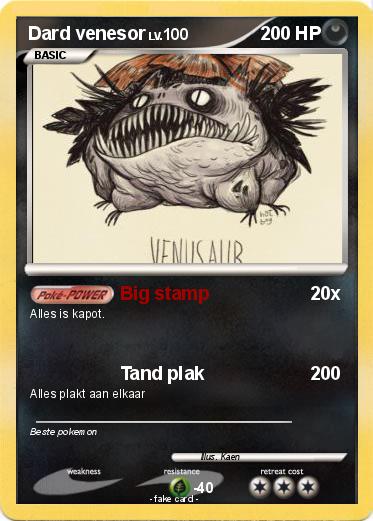 Pokemon Dard venesor