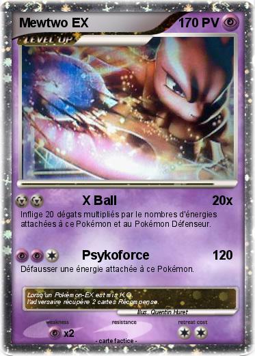 Pokemon Mewtwo EX                                                  g