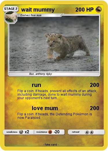 Pokemon wait mummy