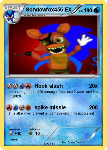 Pokemon Sondowfox456 EX