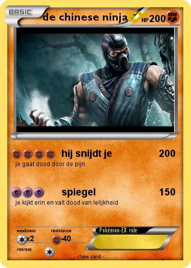 Pokemon de chinese ninja