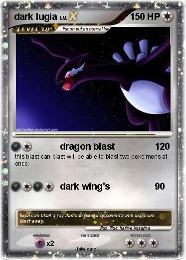 Pokemon dark lugia