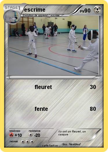 Pokemon escrime
