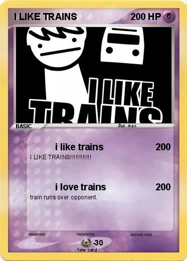 Pokemon I LIKE TRAINS
