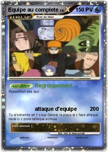 Pokemon Equipe au complete