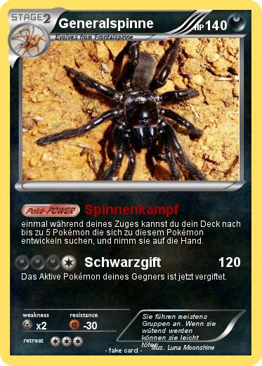 Pokemon Generalspinne