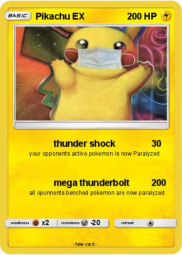 Pokemon Pikachu EX