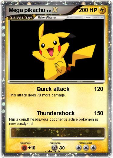Pokemon Mega pikachu