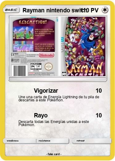Pokemon Rayman nintendo swich