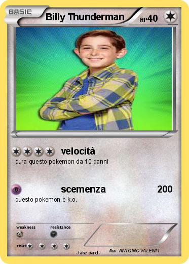 Pokemon Billy Thunderman