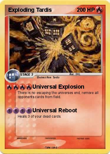 Pokemon Exploding Tardis