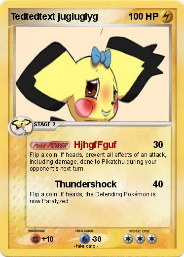 Pokemon Tedtedtext jugiugiyg