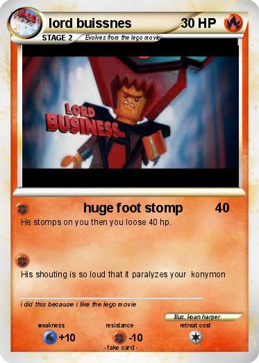 Pokemon lord buissnes