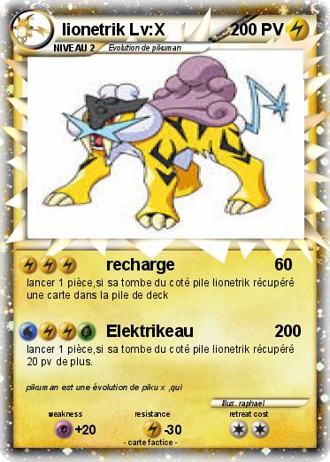 Pokemon lionetrik Lv:X