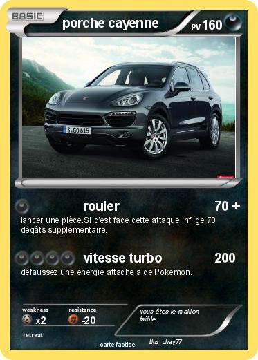 Pokemon porche cayenne