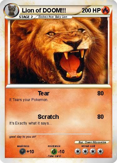 Pokemon Lion of DOOM!!!
