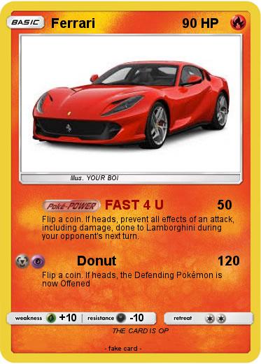 Pokemon Ferrari