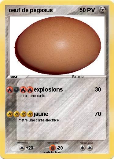 Pokemon oeuf de pégasus