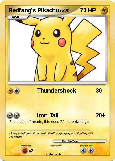 Pokemon Redfang's Pikachu