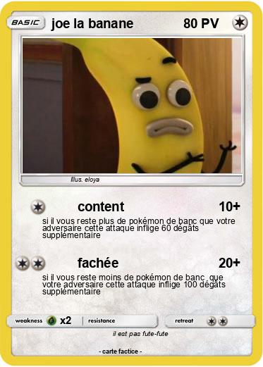 Pokemon joe la banane