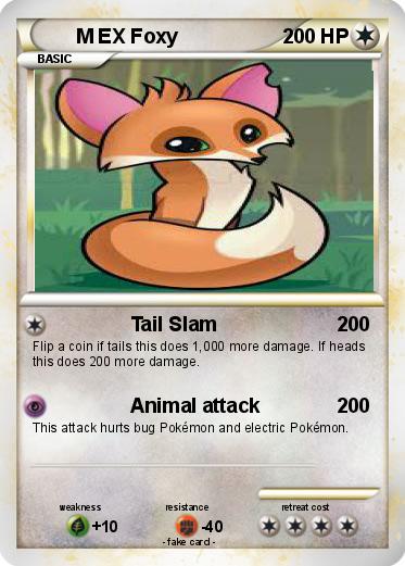 Pokemon M EX Foxy