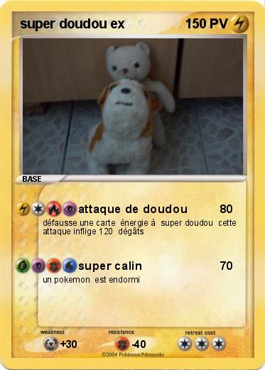 Pokemon super doudou ex