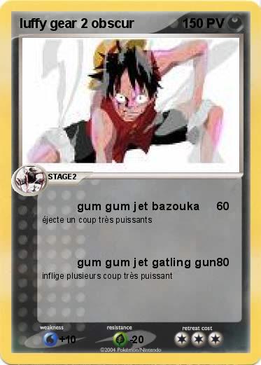 Pokemon luffy gear 2 obscur