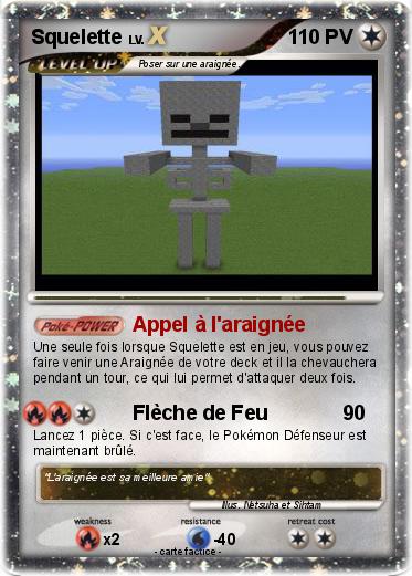 Pokemon Squelette