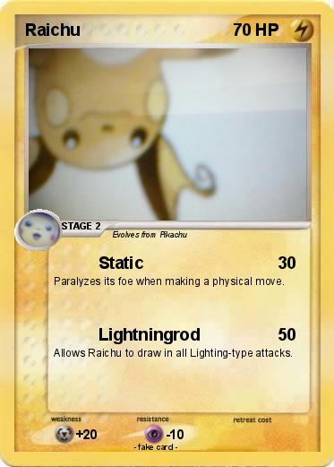 Pokemon Raichu