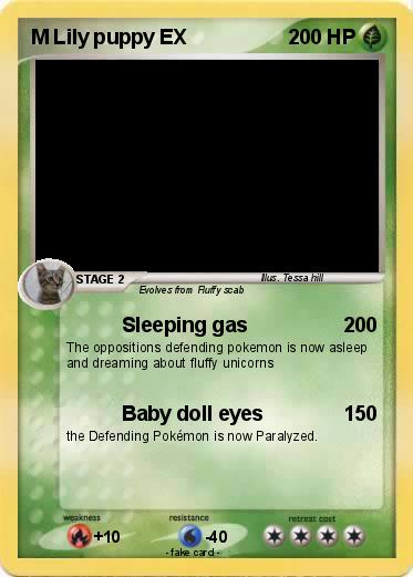 Pokemon M Lily puppy EX
