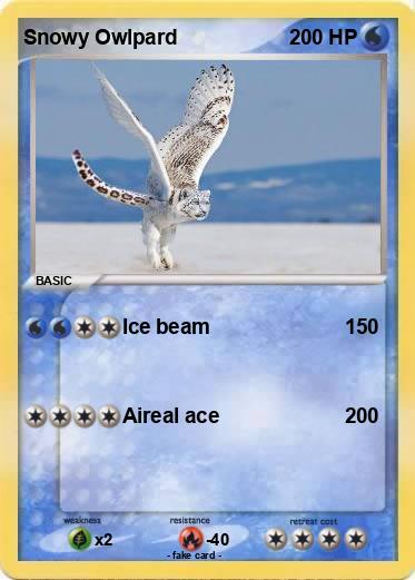 Pokemon Snowy Owlpard