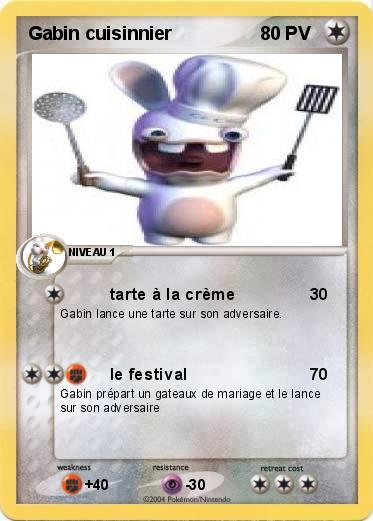 Pokemon Gabin cuisinnier