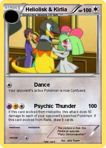 Pokemon Heliolisk & Kirlia