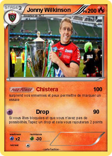 Pokemon Jonny Wilkinson