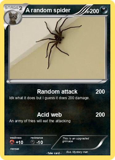 Pokemon A random spider