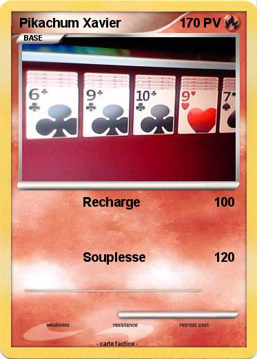 Pokemon Pikachum Xavier