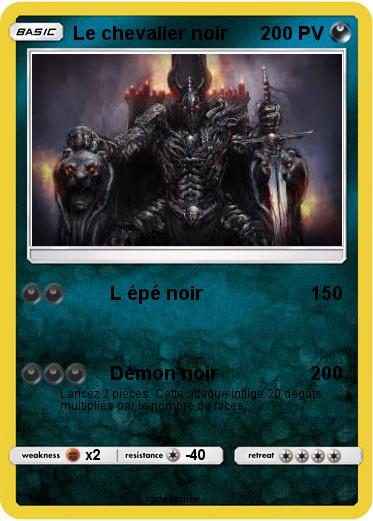 Pokemon Le chevalier noir
