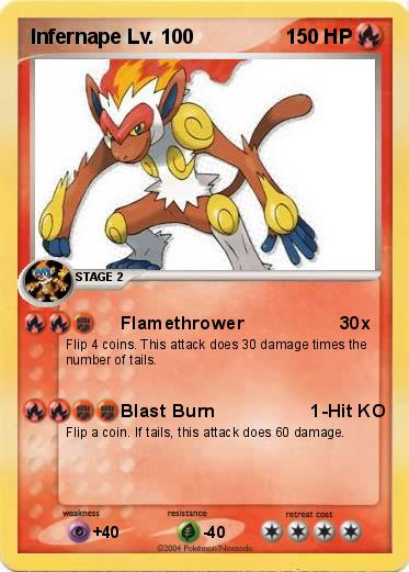 Pokemon Infernape Lv. 100