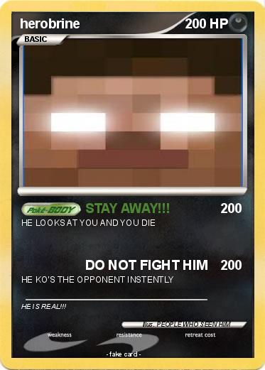 Pokemon herobrine