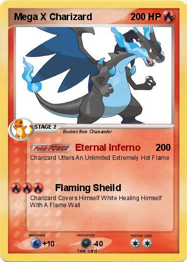 Pokemon Mega X Charizard