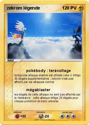 Pokemon zekrom légende