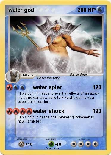 Pokemon water god