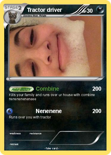 Pokemon Tractor driver