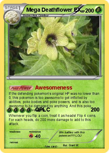 Pokemon Mega Deathflower EX