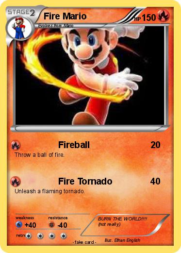 Pokemon Fire Mario