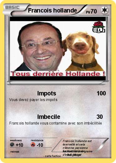 Pokemon Francois hollande
