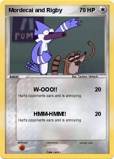 Pokemon Mordecai and Rigby