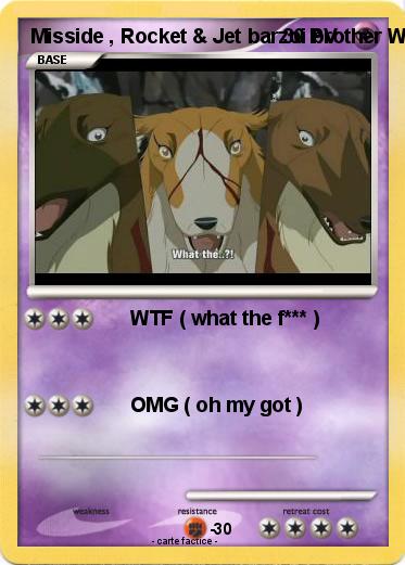 Pokemon Misside , Rocket & Jet barzoi brother WTF !!!!