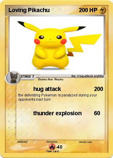 Pokemon Loving Pikachu