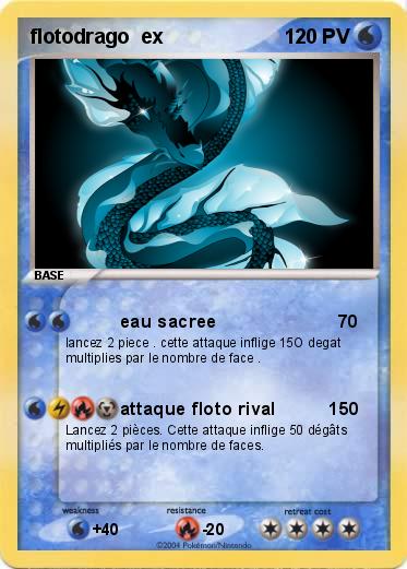 Pokemon flotodrago  ex